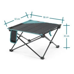 Quechua LOW FOLDING CAMPING TABLE MH100 Grey -Outdoor Camping Shop k063638ad46601d01e0c28c38b88a9cff