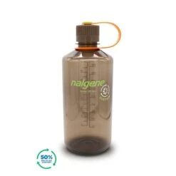 Nalgene 1L Narrow Mouth Sustain Water Bottle - Made From 50% Plastic Waste -Outdoor Camping Shop k4266793f293933f445538586a0092830