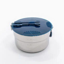 Quechua Hiker's Camping Stainless Steel Cooking Set MH100 4 Person (2.6 L) -Outdoor Camping Shop k73fcf6f46345e0083dd43cbea33b70e4