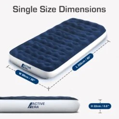Single Camping Air Bed – Navy/White -Outdoor Camping Shop k8d17aa9b995bb950741a64fa6271a0fa