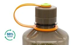 Nalgene 1L Narrow Mouth Sustain Water Bottle - Made From 50% Plastic Waste -Outdoor Camping Shop k8fad8decd938fb9205bb77db2dbebbd6