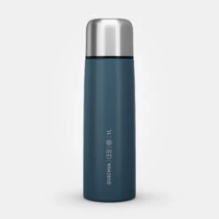 Quechua Stainless Steel Insulated Hiking Bottle 1 L Blue -Outdoor Camping Shop kaacc1d78eb48b40e1eb7de8d05fa6d15