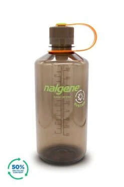 Nalgene 1L Narrow Mouth Sustain Water Bottle - Made From 50% Plastic Waste -Outdoor Camping Shop kac438f71df381bef2611c29c3ce62370