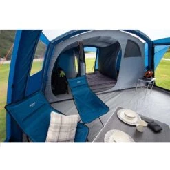 Vango Micro Tall Camping Chair - Blue -Outdoor Camping Shop kce743a64181c01850afb2a278318a2c4