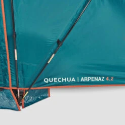 Quechua 4 Man Tent With Poles - Arpenaz 4.2 -Outdoor Camping Shop kd541f7633effb5dc2bf51fb9a6027cd6