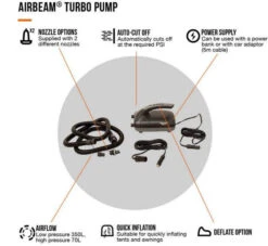 Vango Airbeam Turbo Pump - Powered Via 12V DC Car Supply 8 Vango Airbeam Turbo Pump - Powered Via 12V DC Car Supply -Outdoor Camping Shop ke0bb534e814b80abd1e92b7141443164