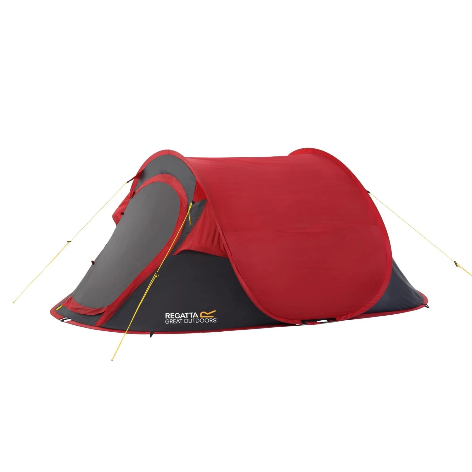 Regatta Great Outdoors Malawi 2 Man Pop Up Tent (Pepper/Seal Grey) 3 Regatta Great Outdoors Malawi 2 Man Pop Up Tent (Pepper/Seal Grey)